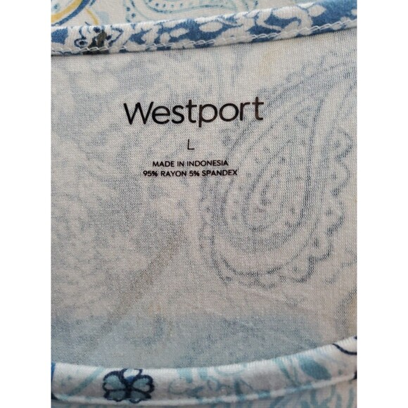 Women Short Sleeve Top Lg Floral Boho Multicolor Open Sleeve Lightweight Casual - Picture 16 of 16